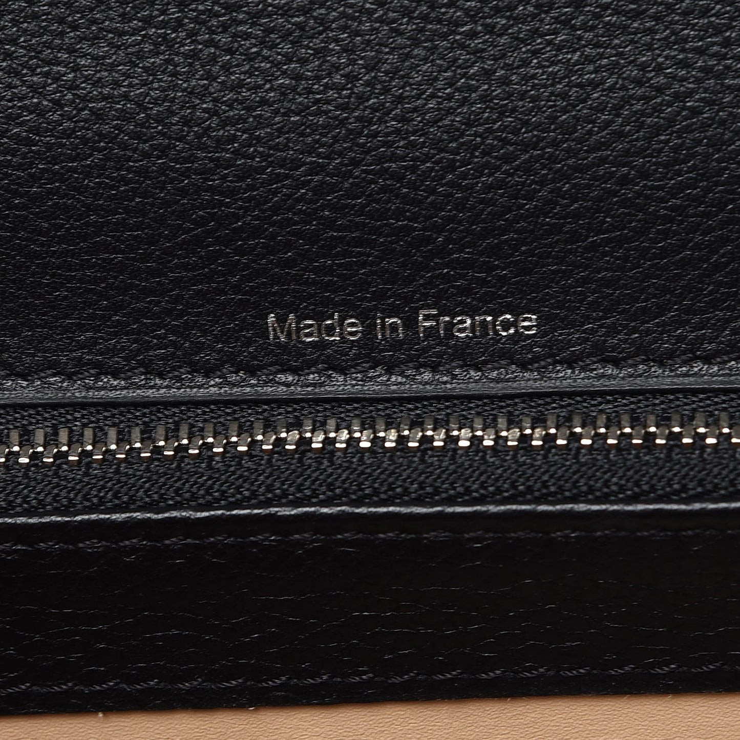 Grained Calfskin MM Brillant Satchel Black