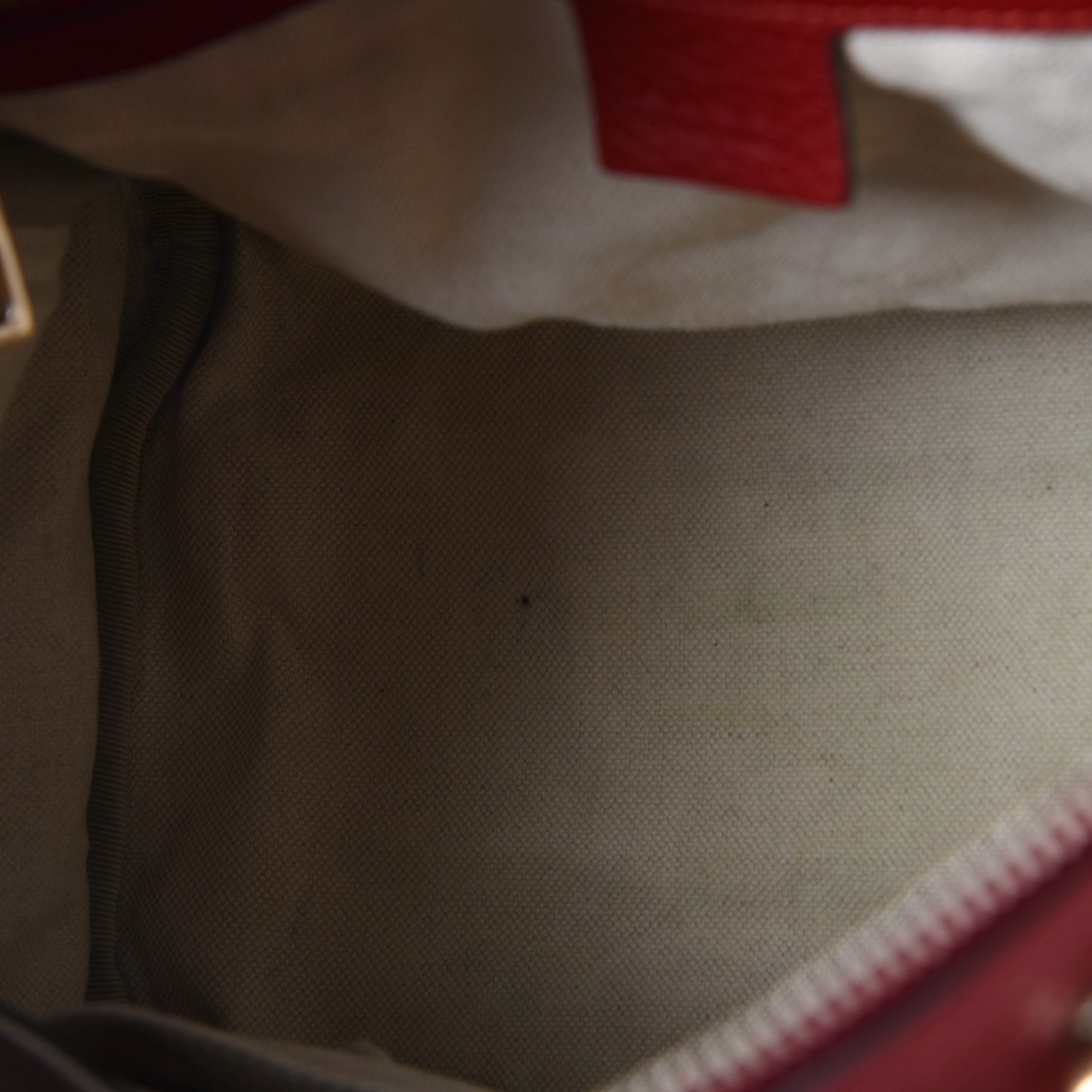 Calfskin Bamboo Medium Shopper Boston Red