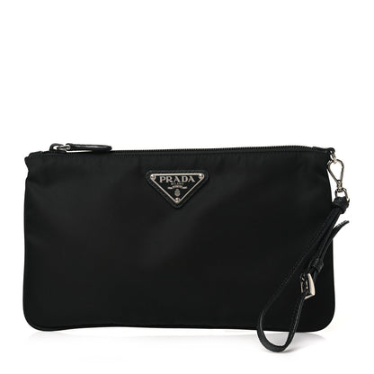 Prada Tessuto Nylon Vela Wristlet Black 1 of 10