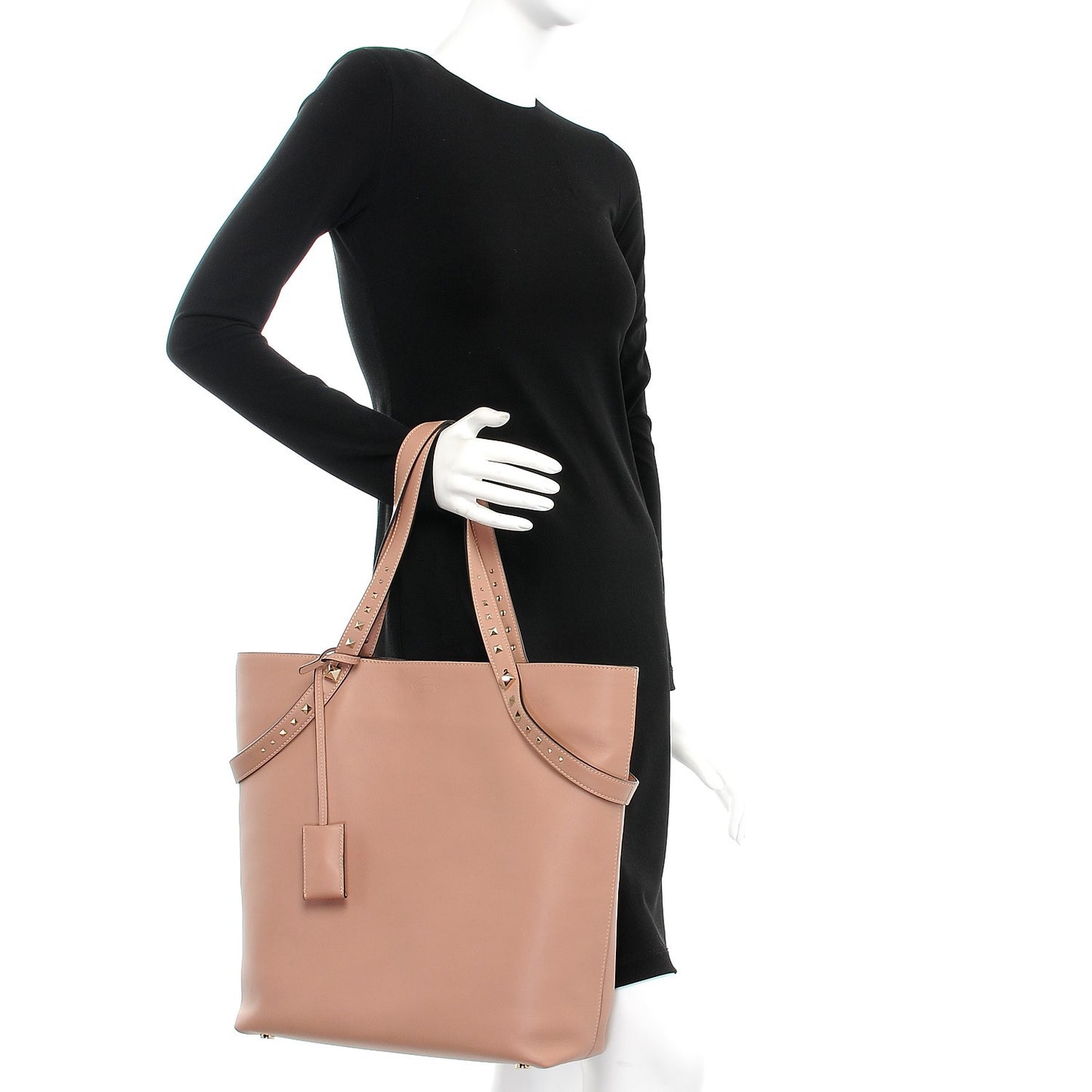 Vitello Lovestud Tote Skin Sorbet