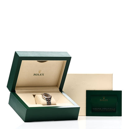 Rolex Stainless Steel 18K Everose Gold Diamond 28mm Oyster Perpetual Datejust Watch Chocolate 279381RBR 5 of 5