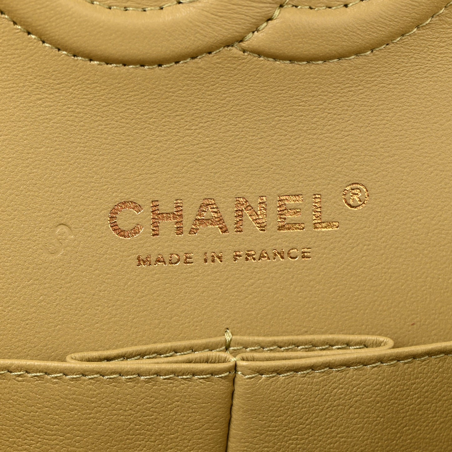 Caviar Quilted Medium Double Flap Light Green