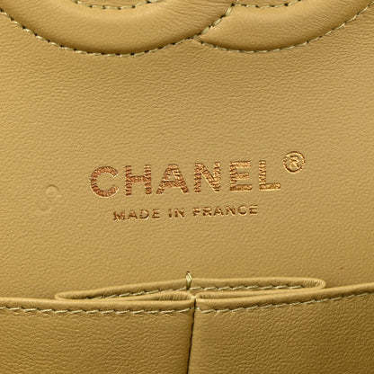 Chanel Caviar Quilted Medium Double Flap Light Green 11 of 12
