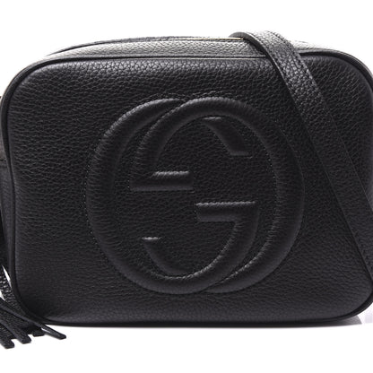 Gucci Pebbled Calfskin Small Soho Disco Bag Black 9 of 9
