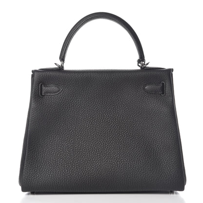 Hermes Togo Kelly Retourne 28 Black 16 of 37