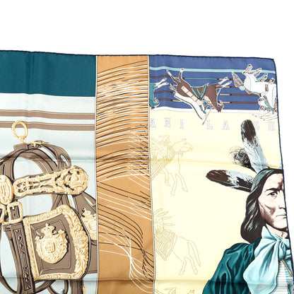 Hermes Silk Carre En Carres Scarf 90 5 of 8