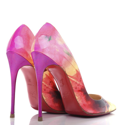 Christian Louboutin Patent Tie and Dye So Kate 120 Pumps 37 Multicolor 4 of 11