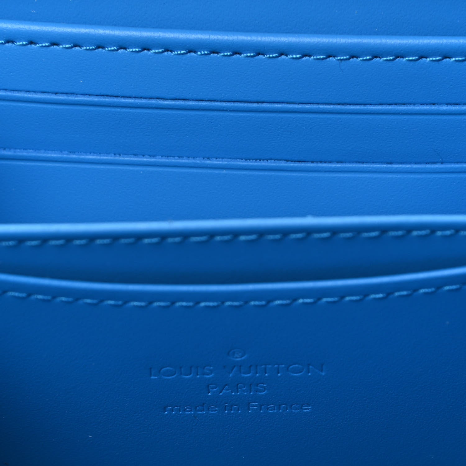 Louis Vuitton Vernis Valentine Zippy Coin Purse Blue 6 of 7