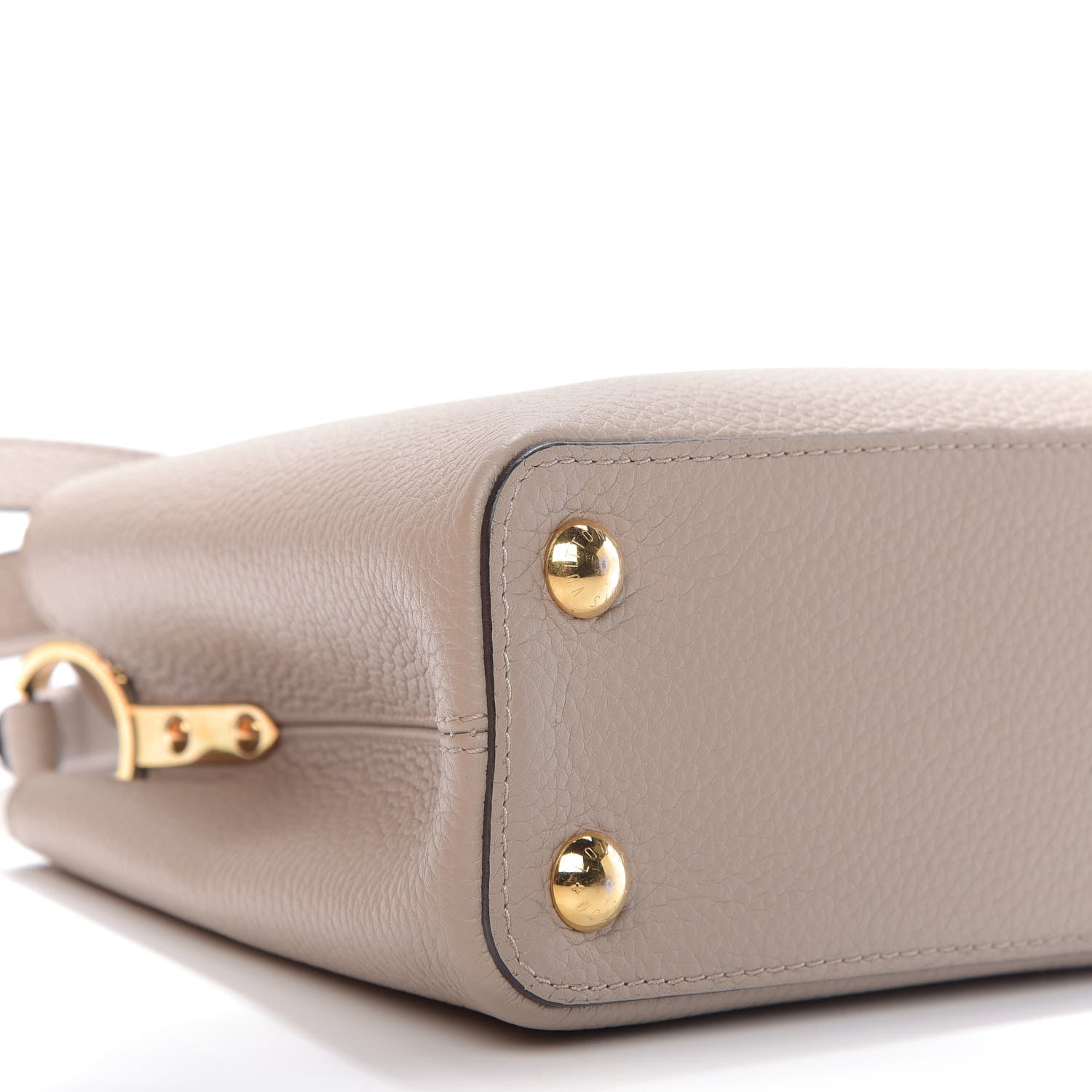Louis Vuitton Taurillon Capucines BB Galet 7 of 10
