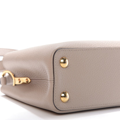 Louis Vuitton Taurillon Capucines BB Galet 7 of 10