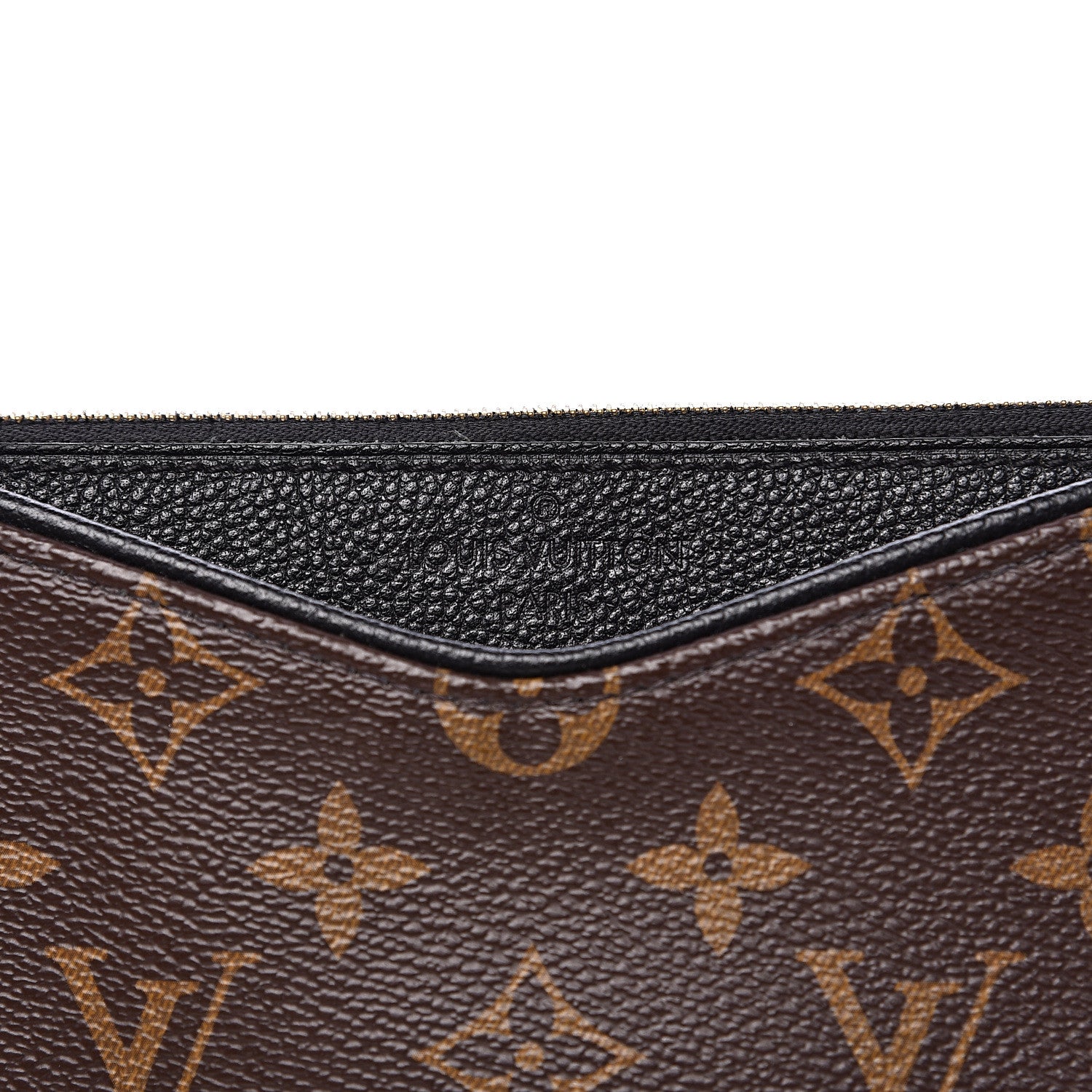 Louis Vuitton Monogram Pallas Clutch Black 7 of 10