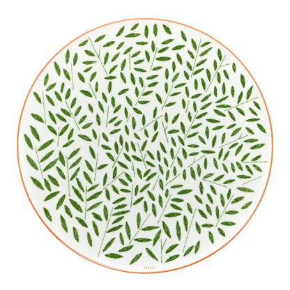 Hermes Porcelain A Walk In The Garden Dinner Plate Set of 2 1 of 4