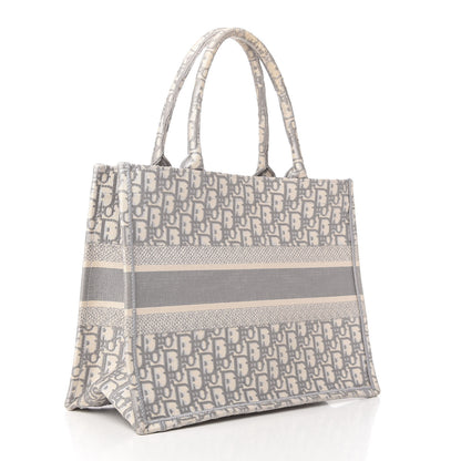 Christian Dior Oblique Medium Book Tote Grey 3 of 10