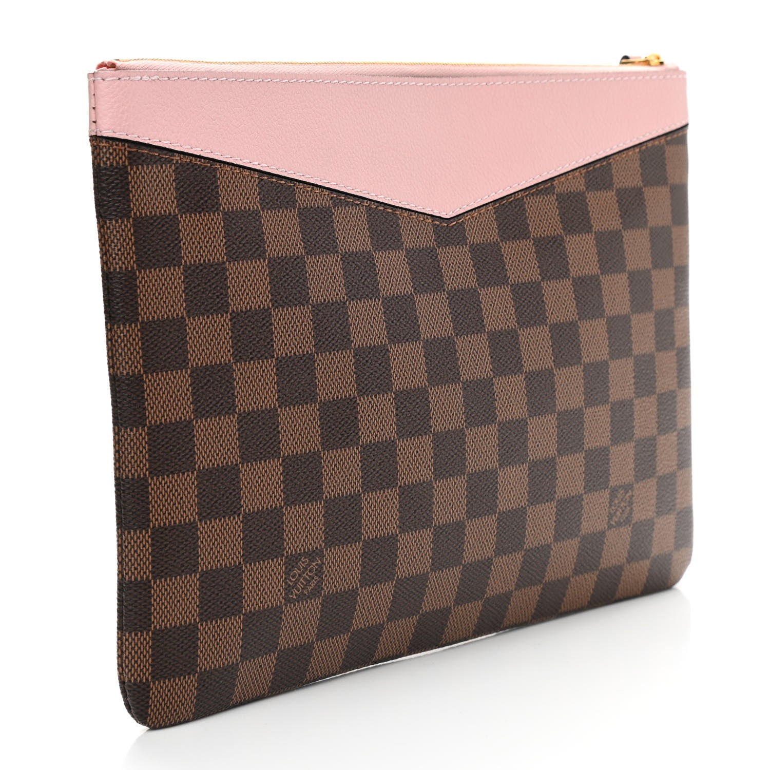 Louis Vuitton Damier Ebene Daily Pouch Rose Poudre 3 of 7