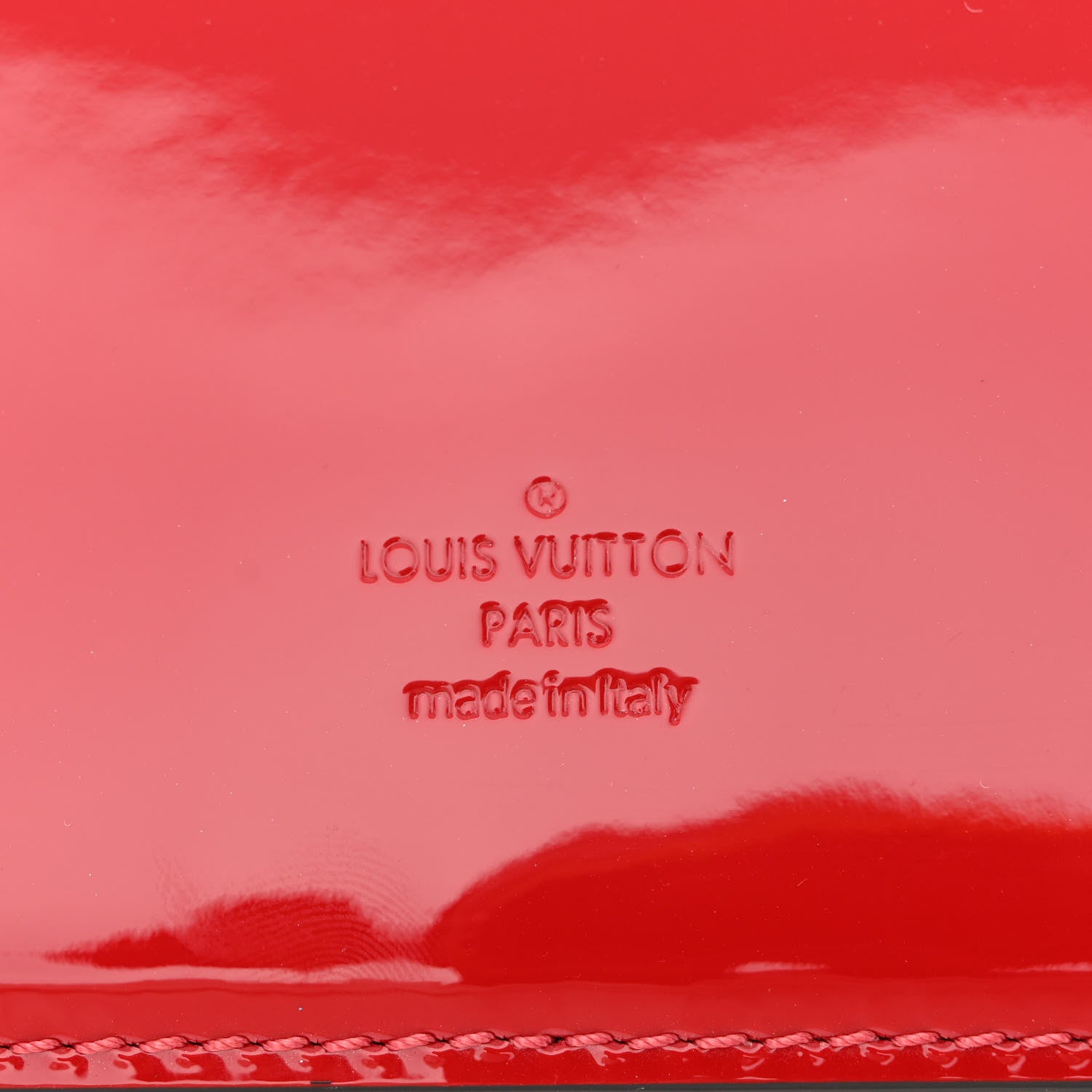 Louis Vuitton Patent Calfskin Monogram Cherrywood BB Scarlet 6 of 13