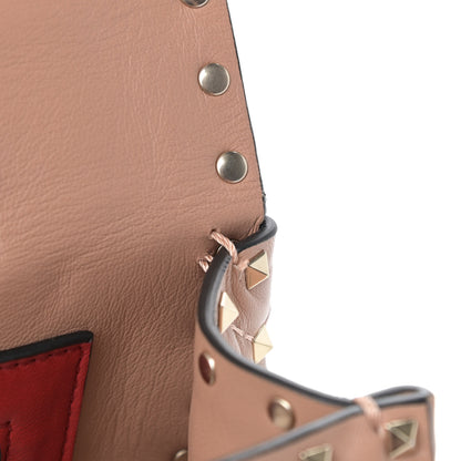 Valentino Garavani Nappa Large Rockstud Spike Shoulder Bag Soft Noisette 10 of 13