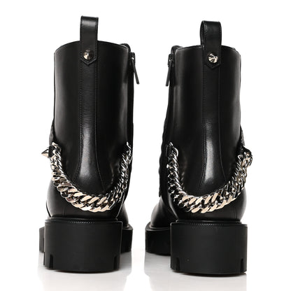 Christian Louboutin Calfskin Maddic Max Flat Boots 37 Black 5 of 9
