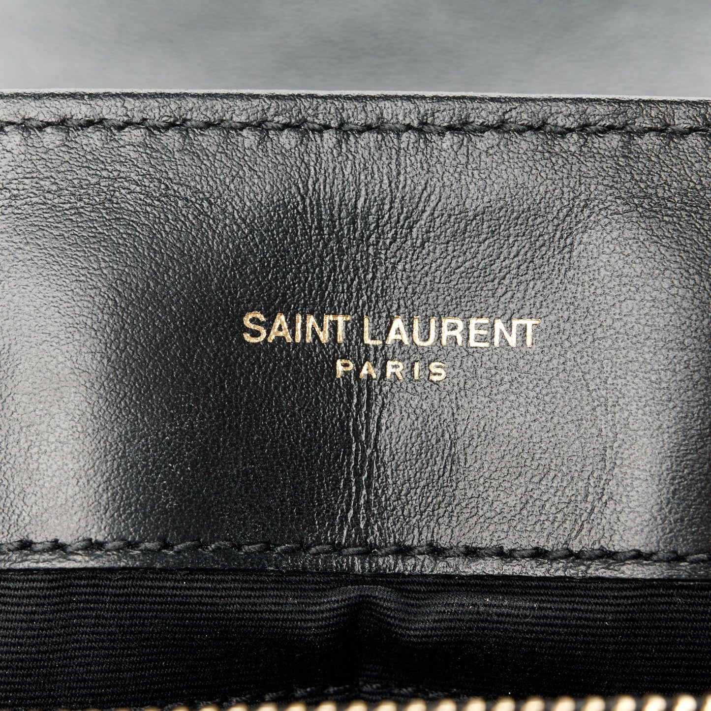 Calfskin Y Quilted Monogram Medium Loulou Chain Satchel Black