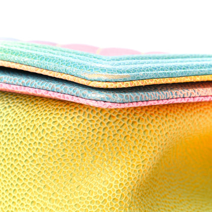 Chanel Caviar Quilted Medium Cuba Rainbow Boy Flap Multicolor 11 of 20