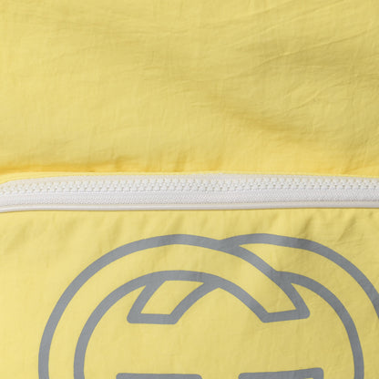 Gucci Nylon Twill Blind For Love Interlocking G Backpack Pastel Yellow Multicolor 10 of 10