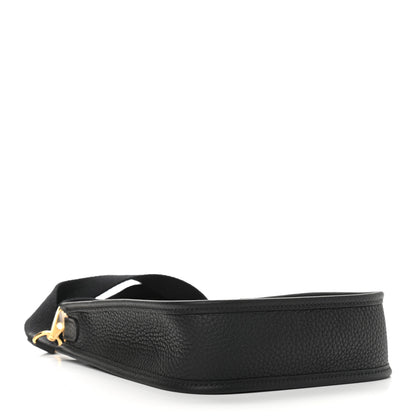 Hermes Taurillon Clemence Evelyne TPM Black 4 of 9