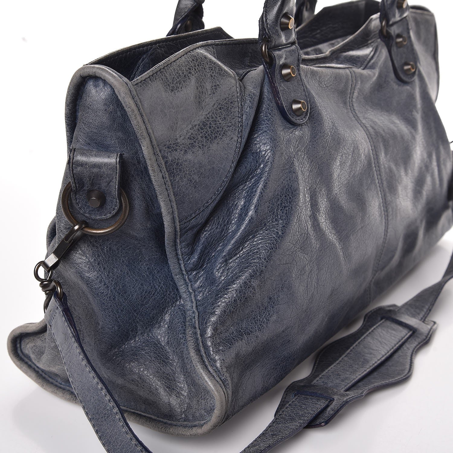 Balenciaga Agneau Classic Hardware Part Time Bleu Roi 9 of 16