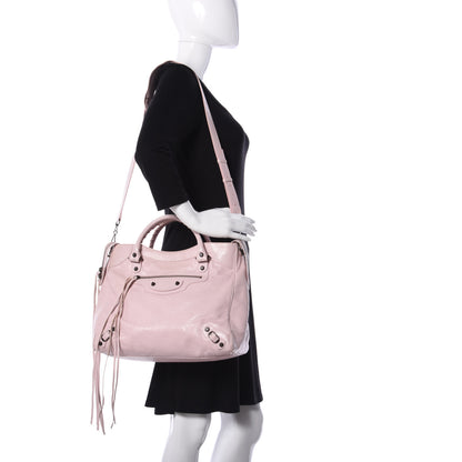 Balenciaga Agneau Classic Hardware Velo Rose Poudre Rose Petunia 2 of 10
