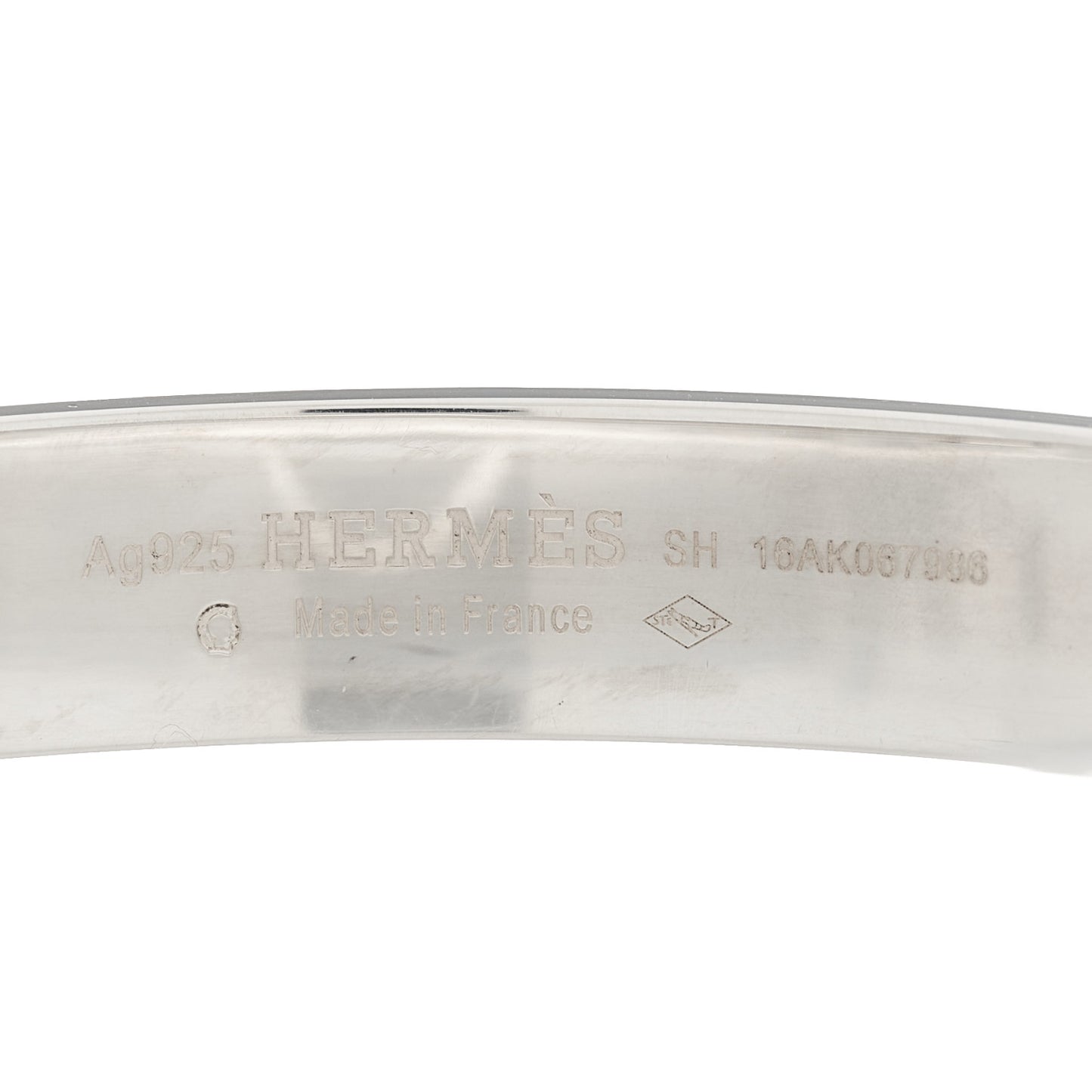 Sterling Silver PM Collier De Chien Bracelet SH
