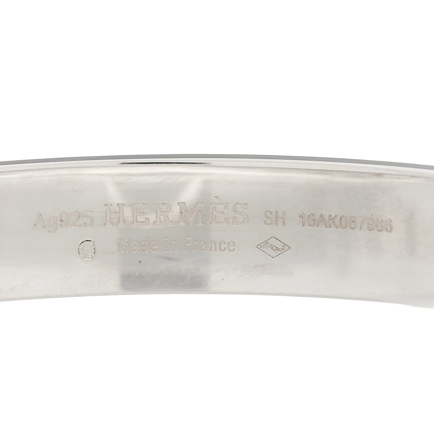 Hermes Sterling Silver PM Collier De Chien Bracelet SH 3 of 4