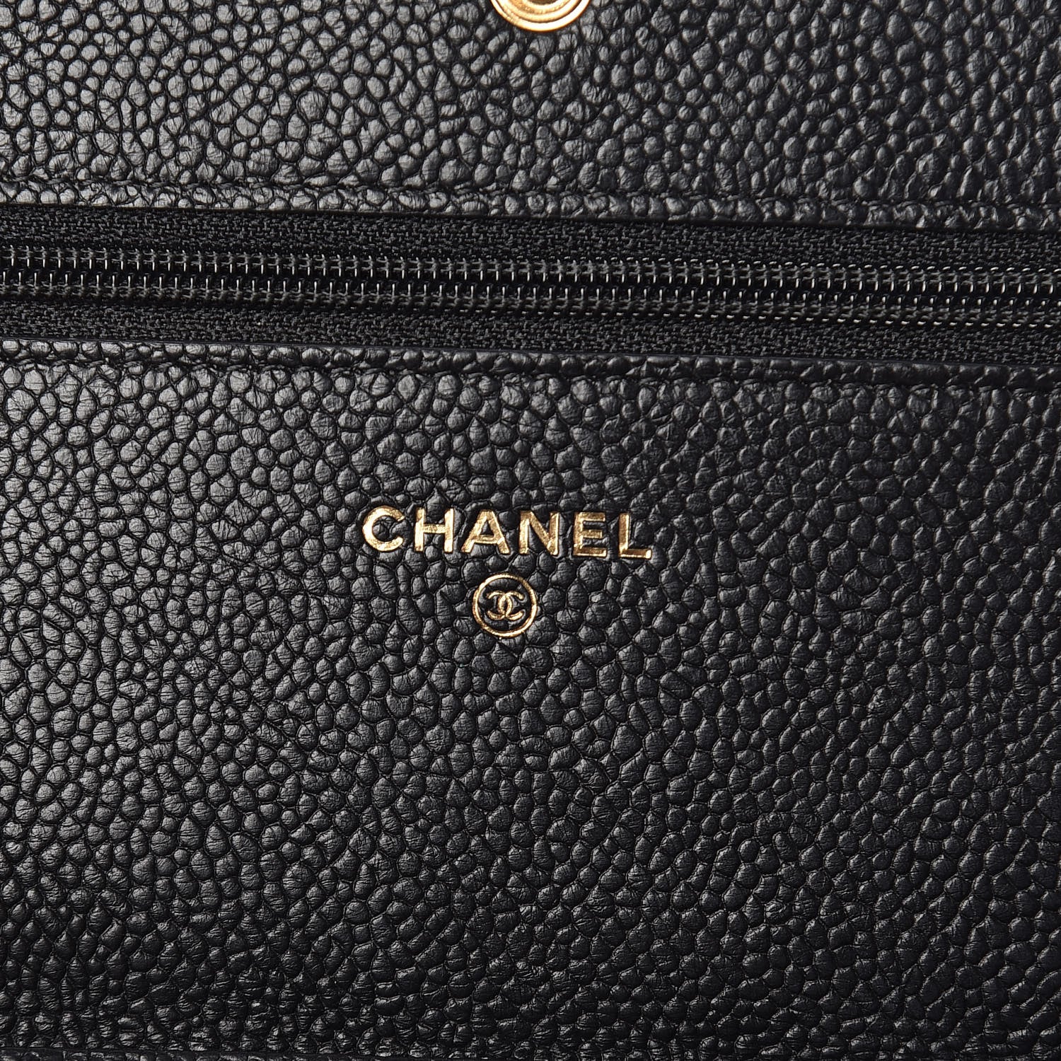 Chanel Caviar Quilted Boy Wallet On Chain WOC Black 6 of 10