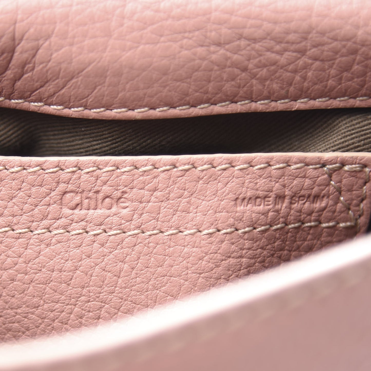 Grained Calfskin Small Marcie Saddle Bag Anemone Pink
