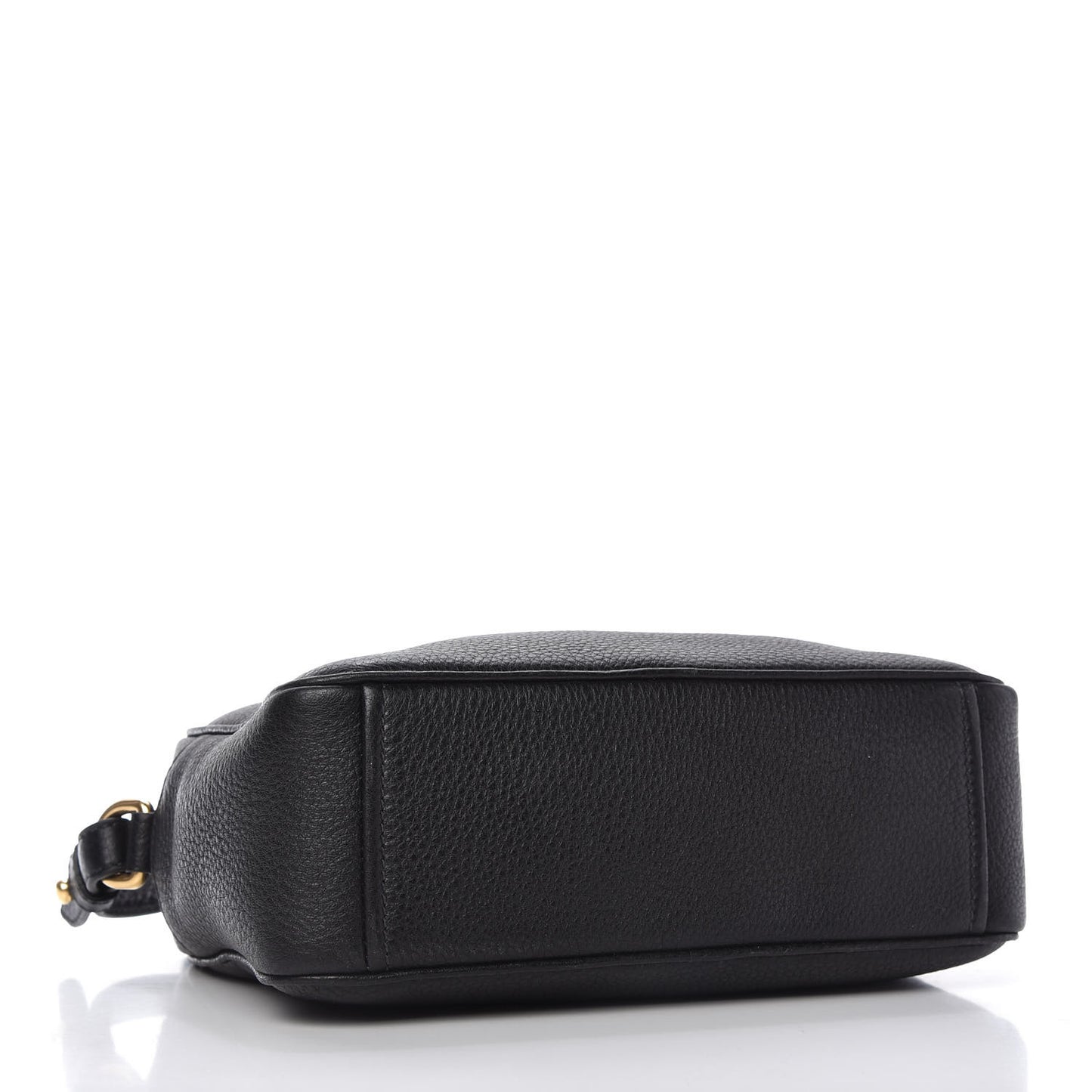Vitello Daino Camera Crossbody Black