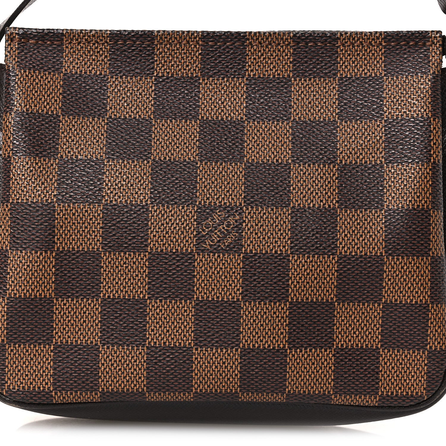 Louis Vuitton Damier Ebene Trousse Make Up Bag Pochette 8 of 13
