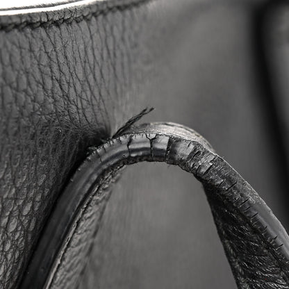 Gucci Pebbled Calfskin Small Swing Tote Black 13 of 16