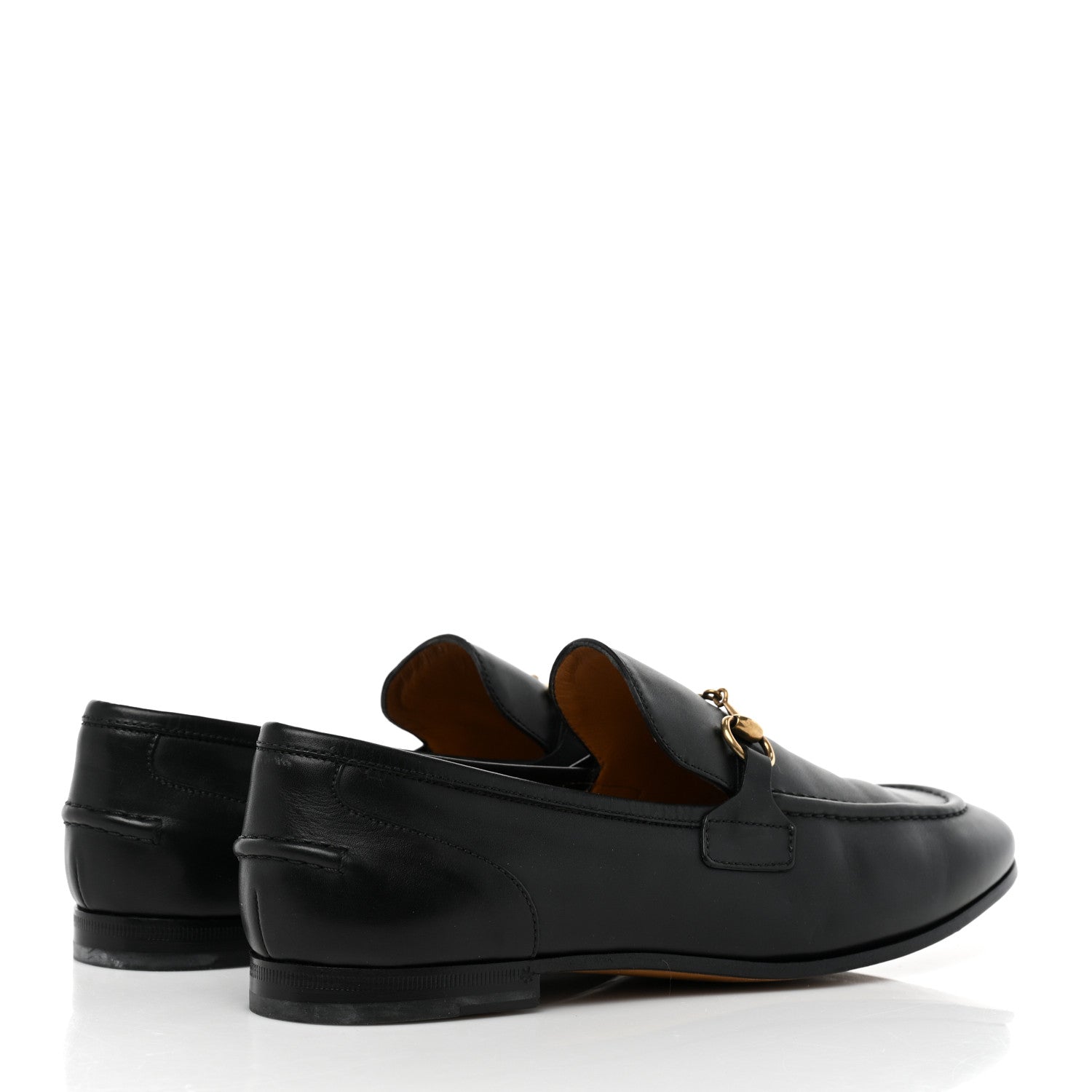 Gucci Calfskin Womens Jordaan Loafers 40.5 Black 4 of 9