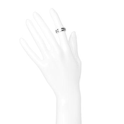 Cartier 18K White Gold 6 Diamond 5.5mm LOVE Ring 47 4 2 of 4