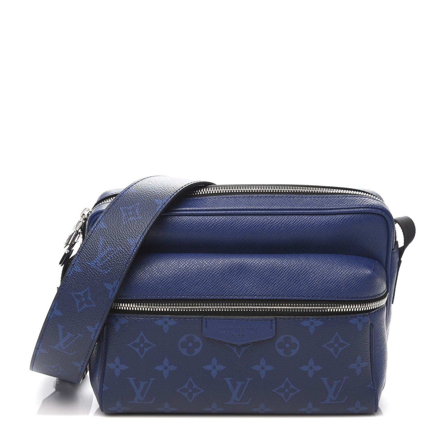 Taiga Monogram Outdoor Messenger Cobalt