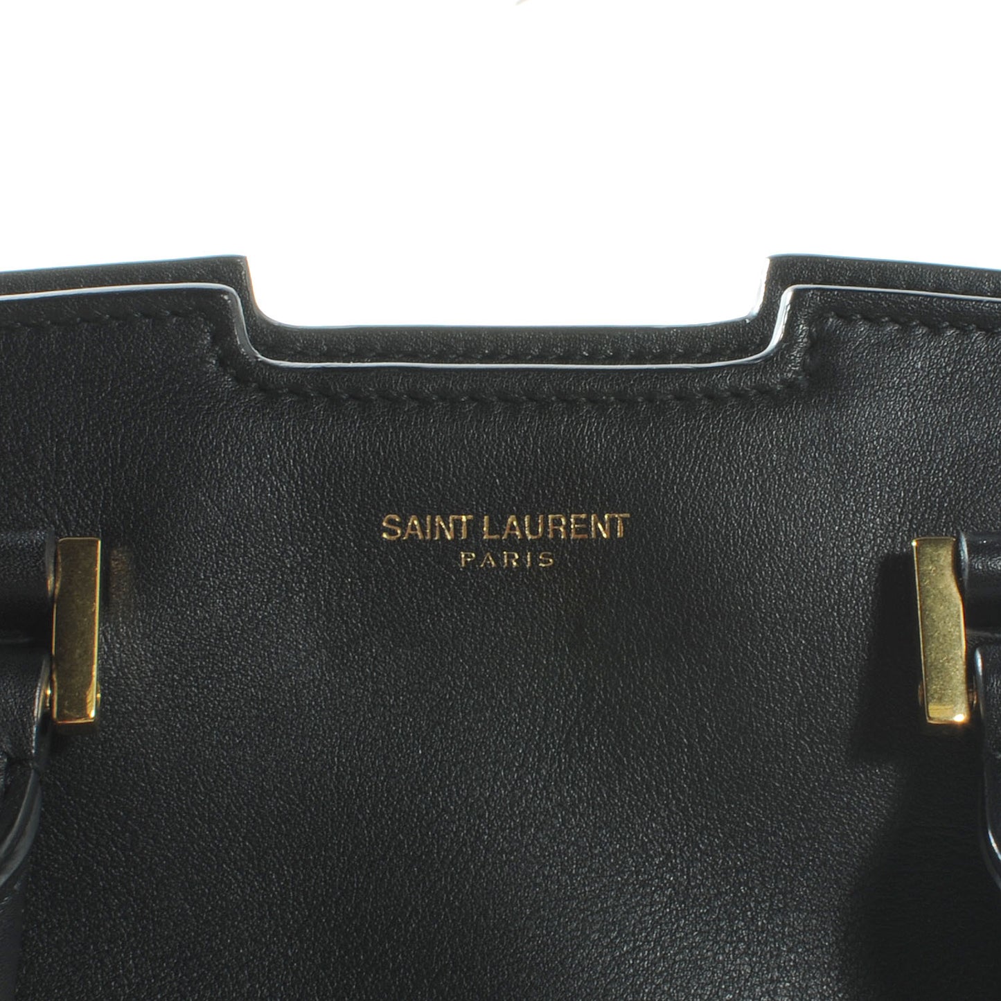 Leather Small Classic Y Cabas Black