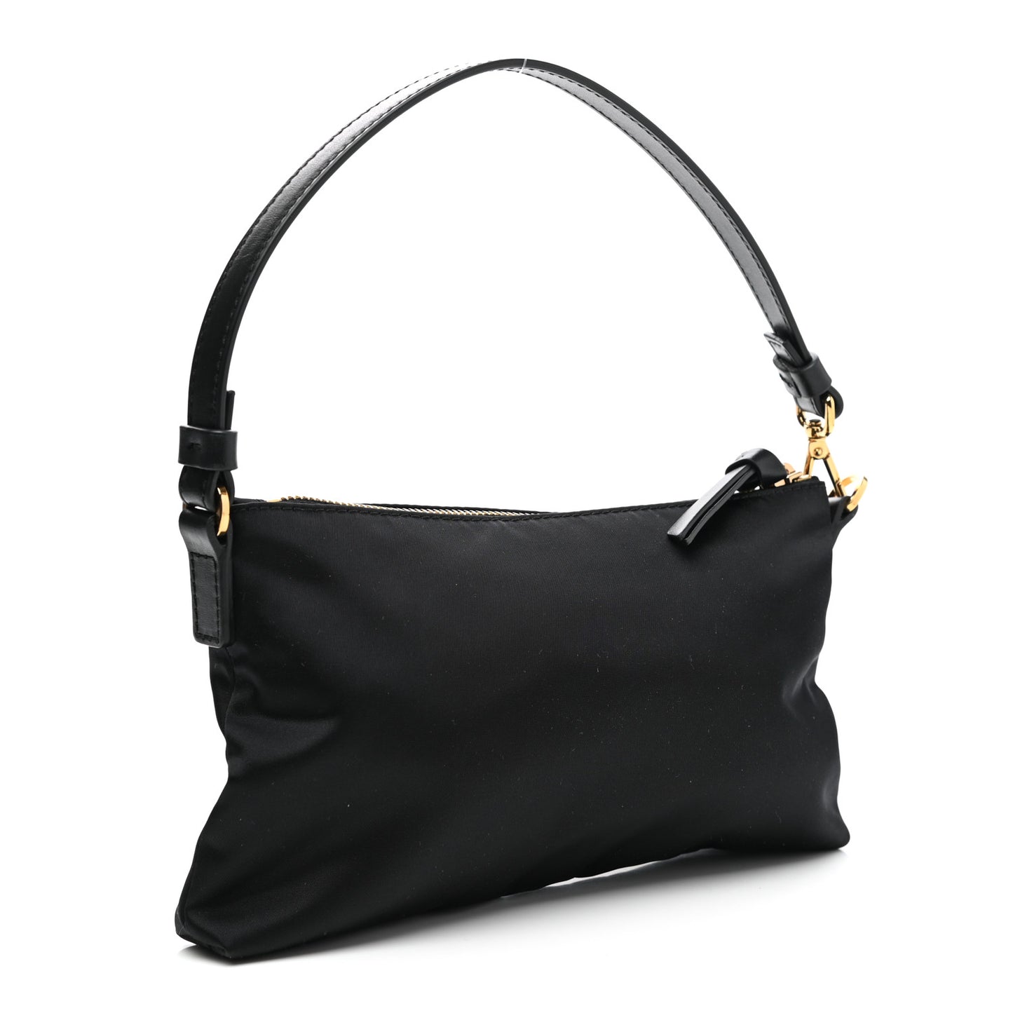 Nylon Tribute Icon Flat Pouch Black