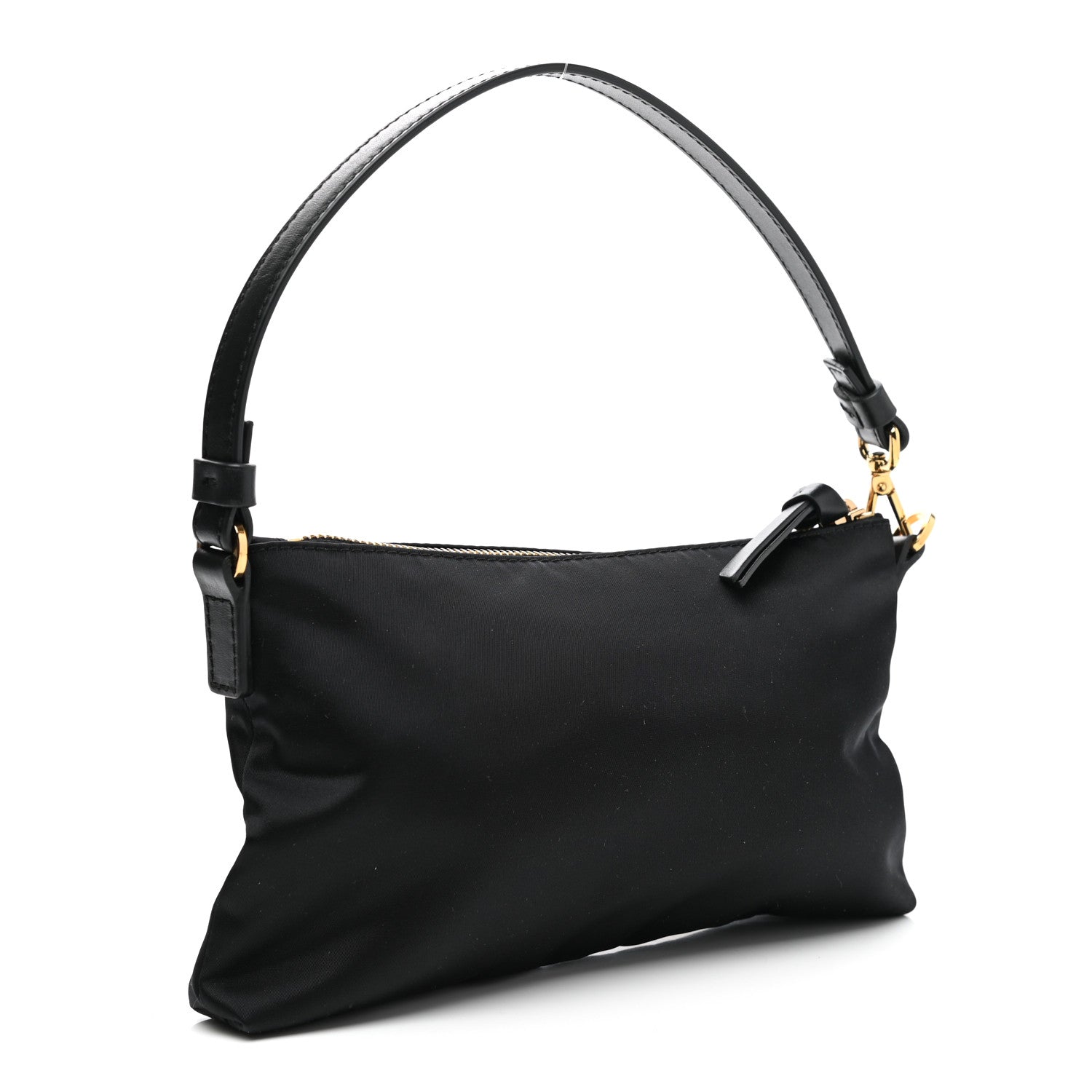 Versace Nylon Tribute Icon Flat Pouch Black 3 of 9