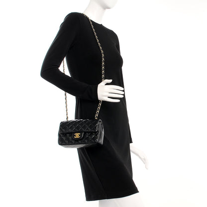 Chanel Caviar Quilted Mini Rectangular Flap Black 2 of 8
