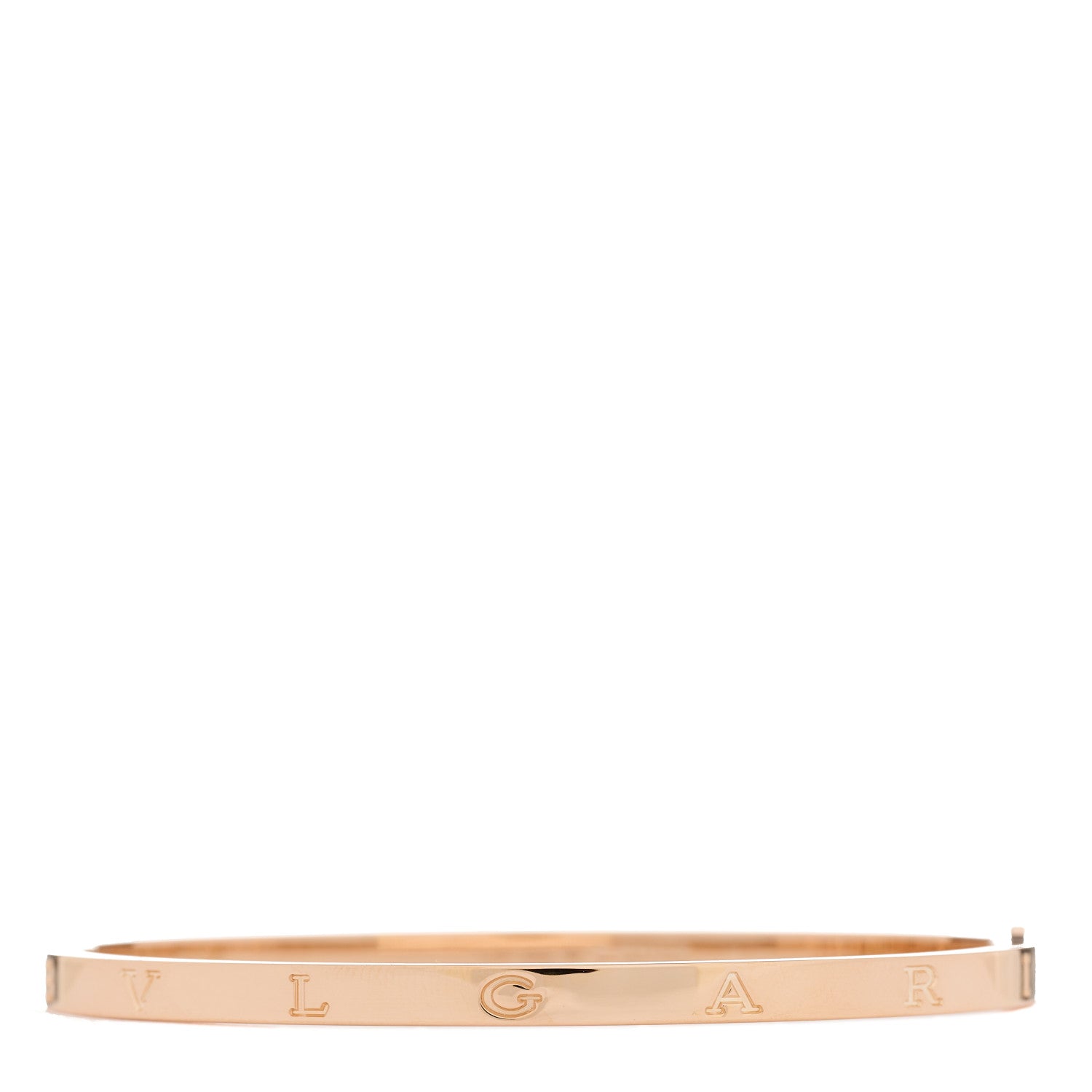 Bulgari 18K Rose Gold B.Zero1 Cuff Bracelet M 1 of 5