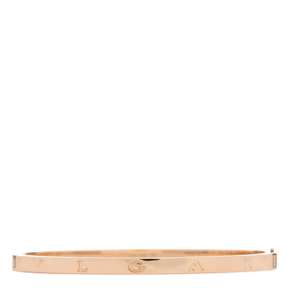 Bulgari 18K Rose Gold B.Zero1 Cuff Bracelet M 1 of 5