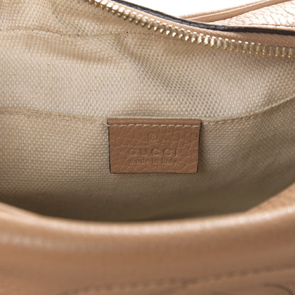 Gucci Pebbled Calfskin Small Soho Disco Bag Camelia 8 of 10