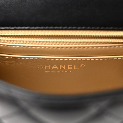 Chanel Lambskin Quilted Mini Pearl Crush Flap Black 6 of 10