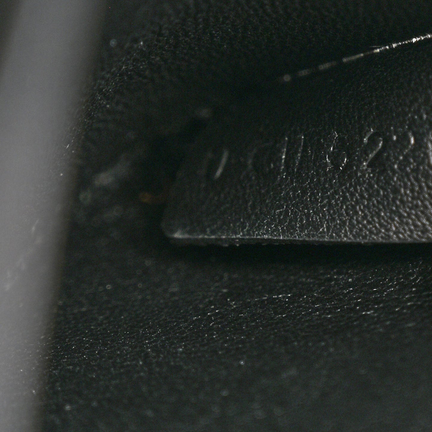 Shiny Calfskin Triomphe Shoulder Bag Black