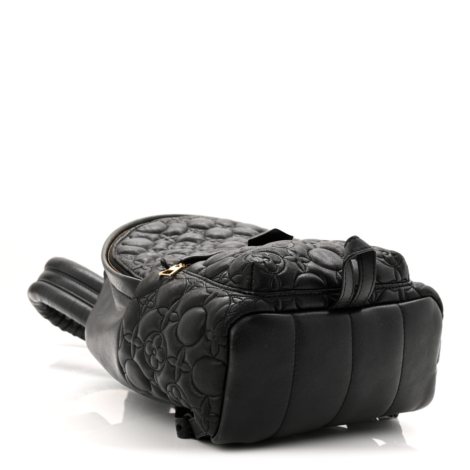 Louis Vuitton Lambskin Flower Quilted Palm Springs Backpack PM Black 1853734 – FASHIONPHILE