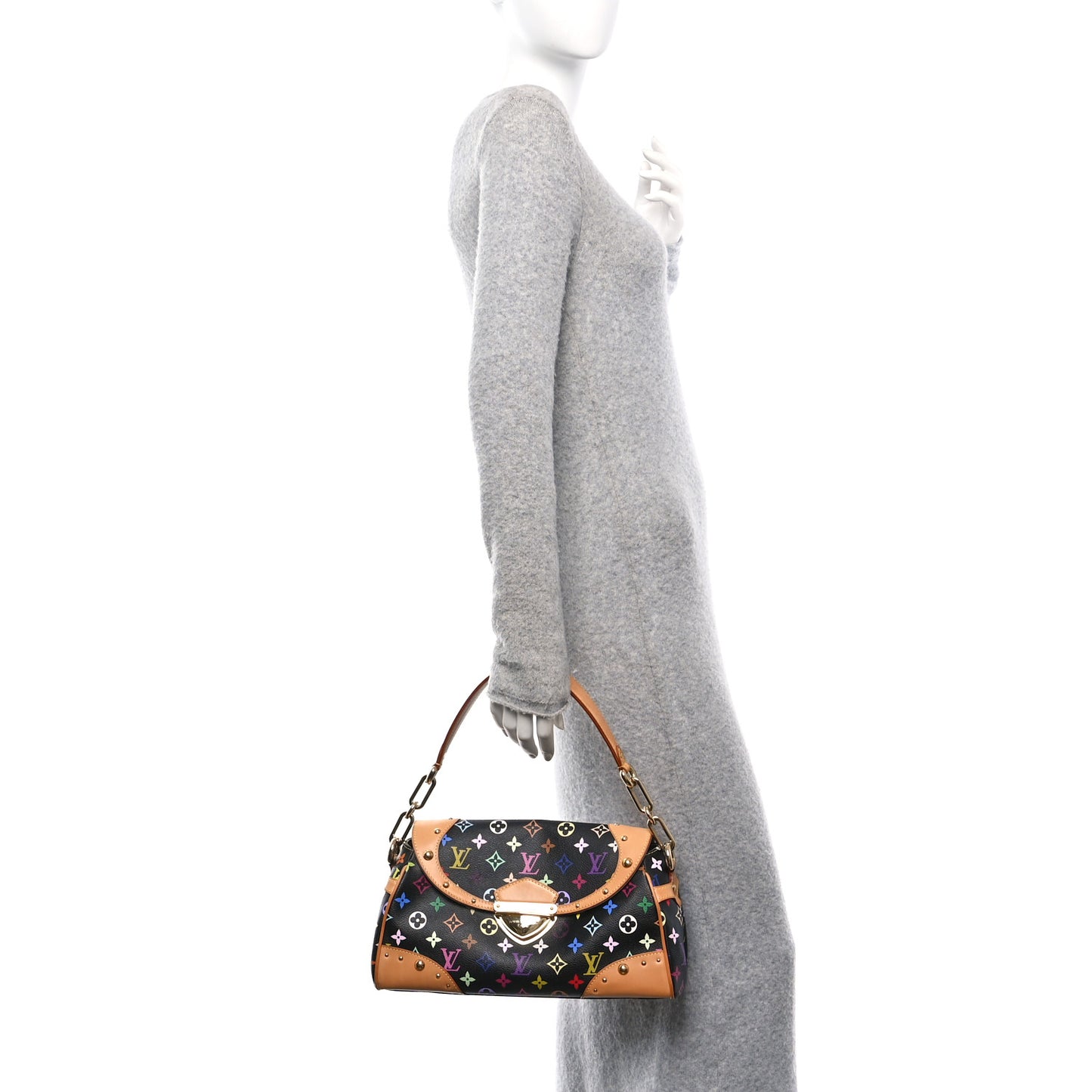 Monogram Multicolor Beverly MM Black