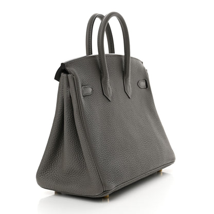 Hermes Togo Birkin 25 Gris Meyer 3 of 12