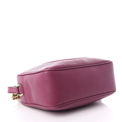 Gucci Pebbled Calfskin Small Soho Disco Bag Peonia Flower 3 of 8